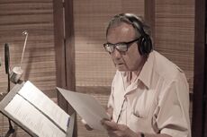Adolfo Duncan grabando