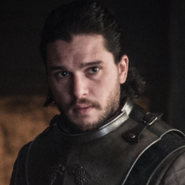 Rey Aegon Targaryen "Jon Snow" en Game of Thrones desde la tercera temporada.