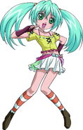 Runo Misaki en Bakugan, otro de sus personajes mas conocidos.