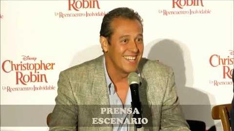 CHRISTOPHER ROBIN - CONFERENCIA DE PRENSA