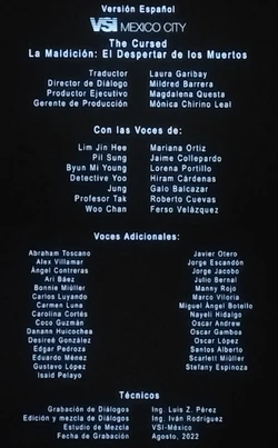 CRÉDITOSLAMALDICIÓNDESPERTARDELOSMUERTOS