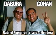Luis Alfonso Mendoza y Gabriel Pingarrón en grabaciones (01/03/16).