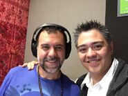 Dia4Foto22DBZLRFReneGarcia.jpg (93 kB) Foto Nº 22. Con René García, voz de Vegeta.