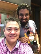 Dia1Foto11DBZLRFMiguelAngelLeal.jpg (96 kB) Foto Nº 11. Con Miguel Ángel Leal, voz de Shu.