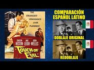 Sombras del Mal -1958- Comparación del Doblaje Latino Original y Redoblaje - Español Latino
