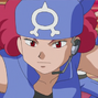 Shelly (Comandante del equipo Aqua) en Pokémon Advanced Generation.