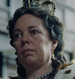 Reina Anne de Gran Bretaña (Olivia Colman) en La favorita (2018).