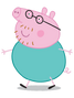 Papá Cerdito (2ª voz) en Peppa.