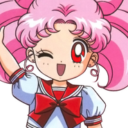 Rini Tsukino / Sailor Chibi Moon en las películas de Sailor Moon y en su debut en los eps. 60-65 de Sailor Moon R.