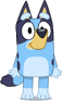 Bluey Heeler en Bluey, Pequeñas historias de Bluey y en Bluey: El videojuego.