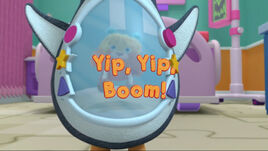 Yip, yip, boom! title