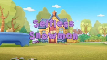 Selfless Snowman Title