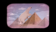 A picture of a polar bear in egypt from doc mcstuffins