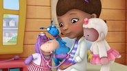 Doc McStuffins is sick