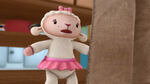 Lambie behind mr mcstuffins