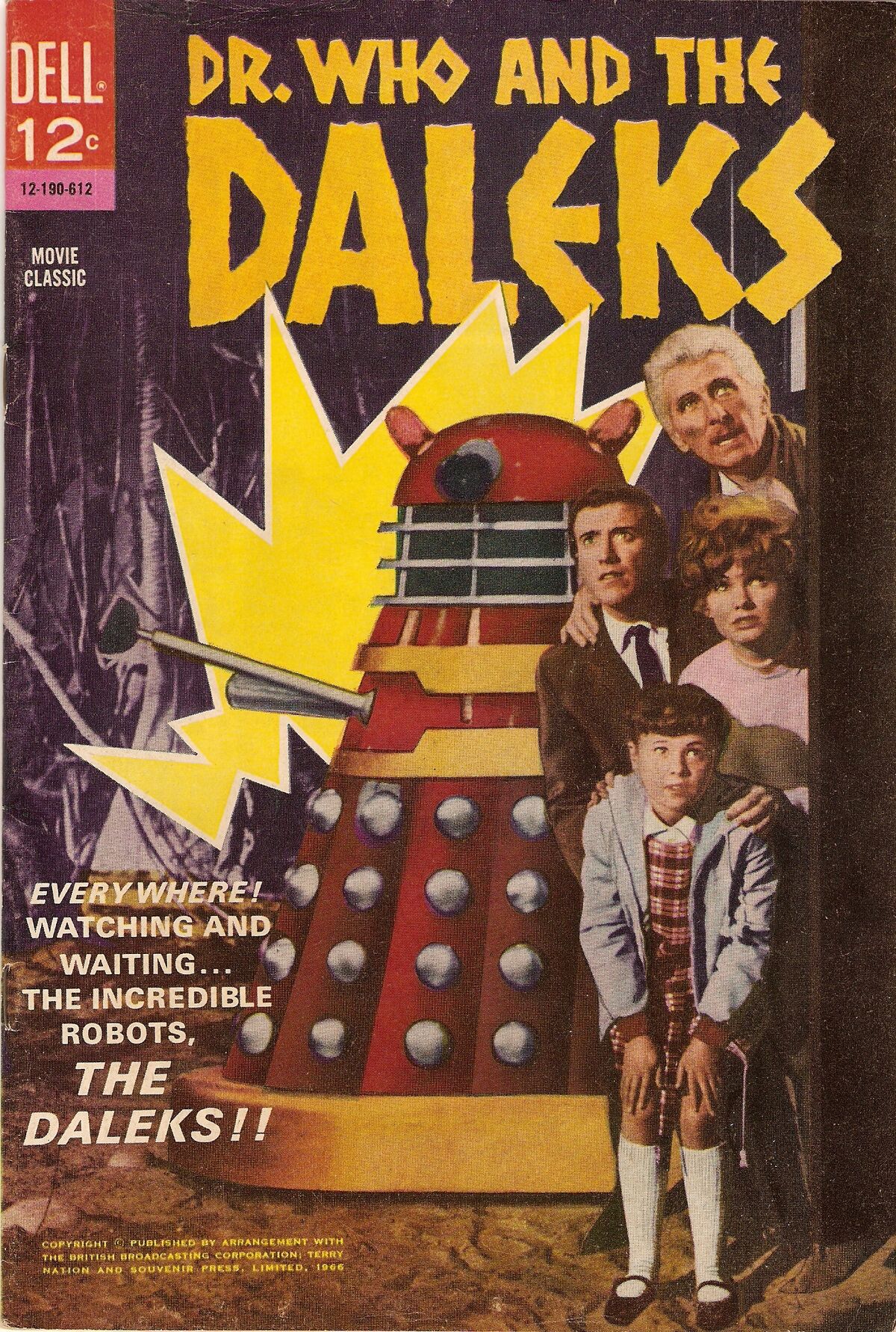 ◉希少60s Dr. Who and the Daleks ヴィンテージポスター Amazon.com: Posterazzi Dr. Who And The Daleks 1965 Movie