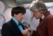 The Three Doctors - behind the scenes (10)