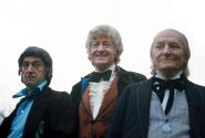 The Three Doctors - behind the scenes (3)