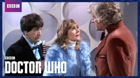 The Second Doctor meets the Third Doctor The Three Doctors Doctor Who BBC