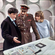 The Three Doctors - behind the scenes (7)