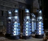 Daleks aus dem film Daleks - Invasion Earth 2150 A.D. von 1966