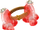 Königlicher Kirsch Blob-Gurt