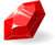 Geschliffener Rubin