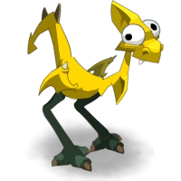 Wild Golden Dragoturkey