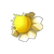 Kokos Blob-Blüte