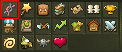 Characteristics menu icon