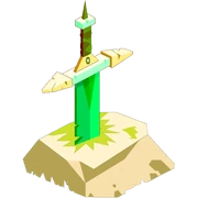 Crocobur is a mysterious sword