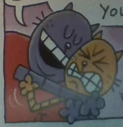 Big Jim hugging Petey