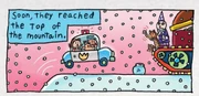 Dog Man and his friends reached the snowy mountain to confront Flat Petey and Dr. Boog E