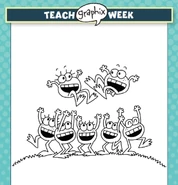 Coloring Page for Teach Graphix Week 2021