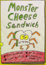Monster cheese sandwich