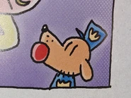 Dog Man with A ball In His mouth