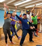 The Dog Man The Musical Spring 2022 National Tour Cast rehearsing for their upcoming shows