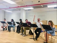 The Original Cast Rehearsing (above, and next 13)