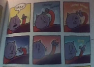 Big Jim flinging Piggy