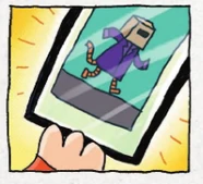 Sarah shows the evidence of the mysterious stranger