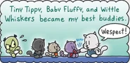 Fluffy meeting Little Jim