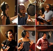 The Original Cast recording the album
