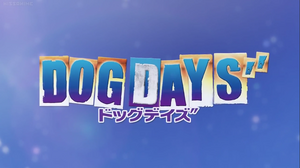 Dog days'' title screen