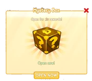 Mystery box open