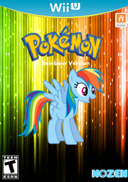 Pokemon game with Rainbow dash