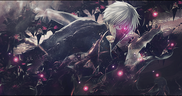 Tokyo ghoul white hair ken kaneki by aesima-d7zh1x3