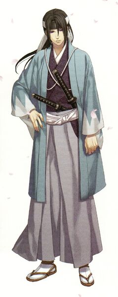 Motoshige as a young samurai.