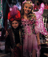 Chloe and Avery together on Halloween.