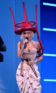 Doja at the 2021 VMAs, where she hosted & performed