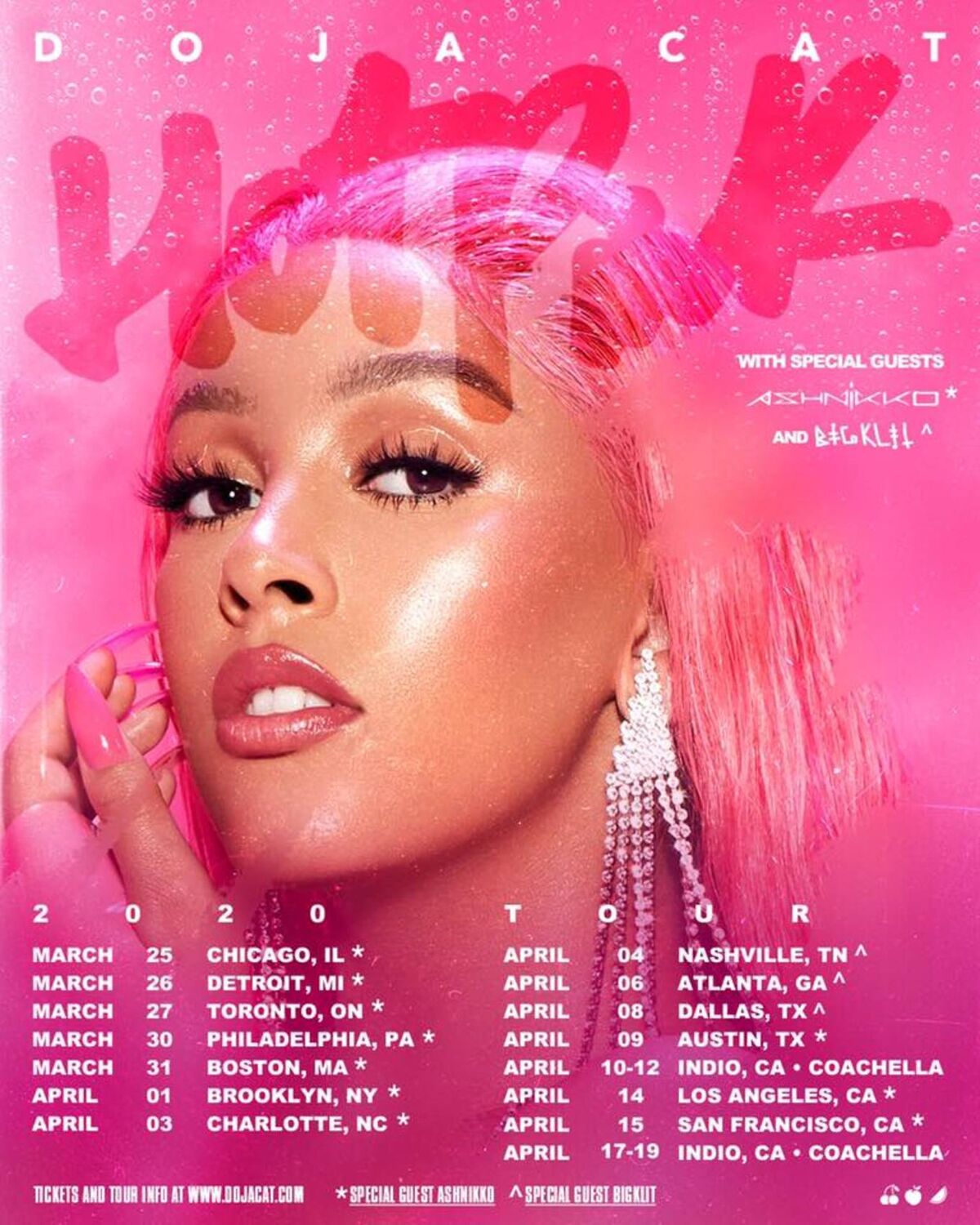 Doja Cat Tour 2025 Song List Peri Trista